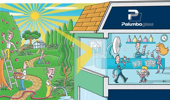 Fai entrare tanta LUCE e lascia tutto il CALDO fuori!